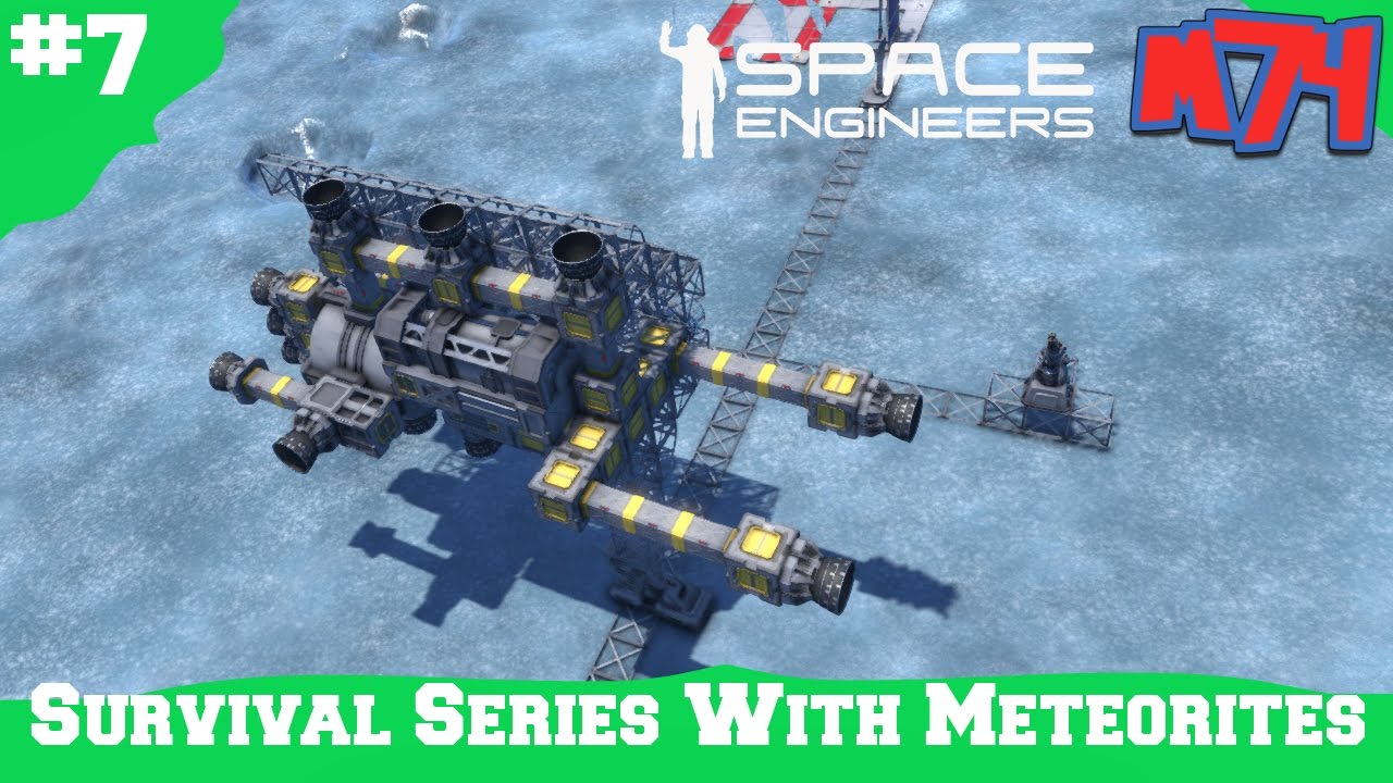 Space Engineers Survival Series: Building Our Planet Escape Ship [S1E7 ...