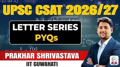 Number Series Previous Year Questions l  CSAT Lecture for UPSC Prelims 2026 l Video 6 l Legacy IAS