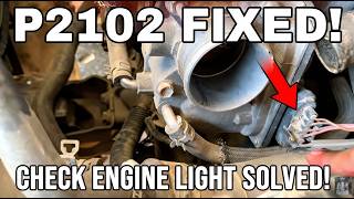 How to Fix P2102 Code | Throttle Actuator Control Motor Circuit Low – Step-by-Step