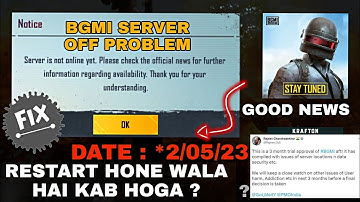 BGMI UNBAN DATE | BGMI Server is not online yet. Fix all Problem Solve | BGMI Not Opening Problem