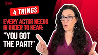 Hearing "You Got The Part" Starts With These 4 Things (Casting Director Advice For Actors) Profile