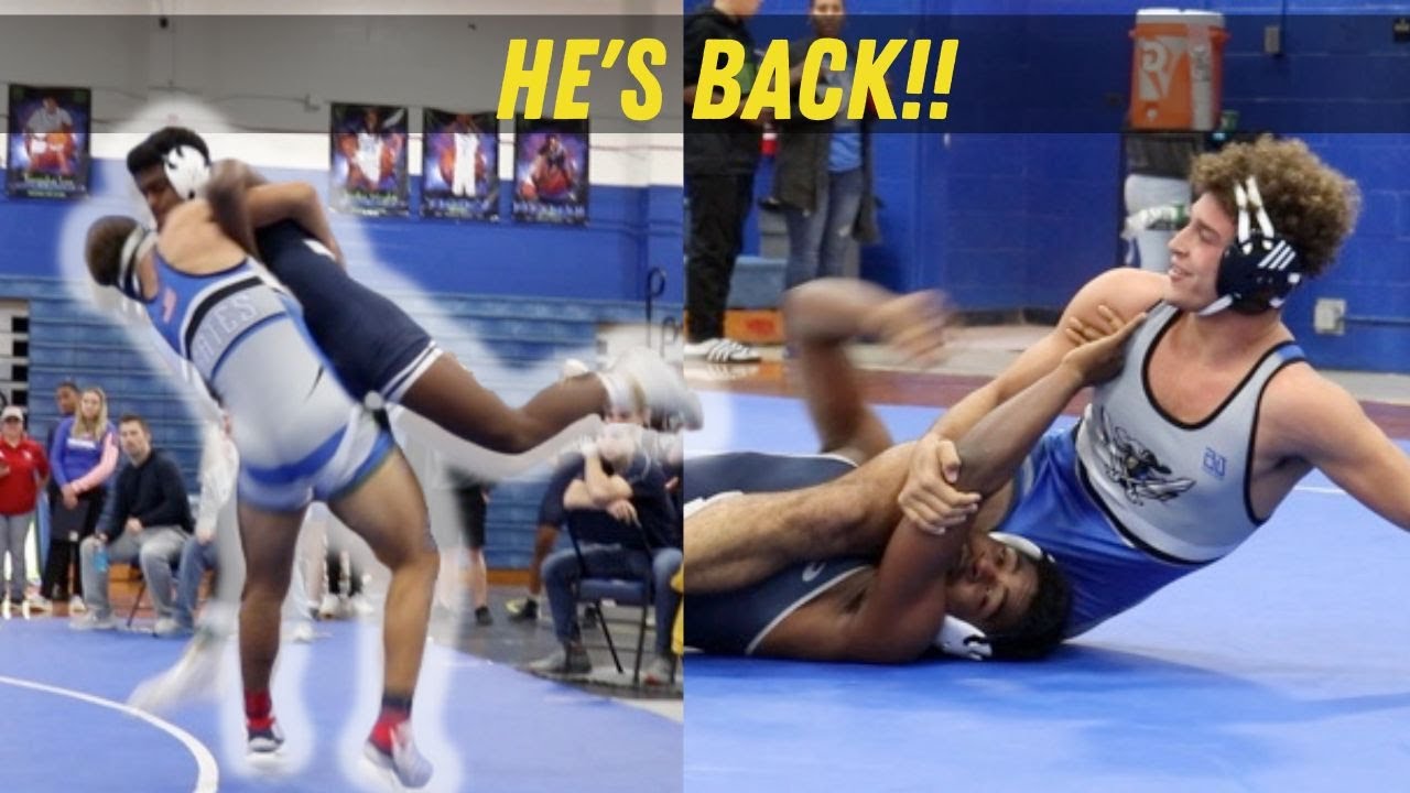 UNLEASHED! Jordan is BACK on the WRESTLING MAT 💪🏽 after his INJURY!