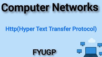 HTTP Hyper text transfer protocol computer Networks FYUGP Calicut University 3rd semester bca bsc cs
