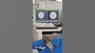 Compression molding process with cap cooler and online inspection machine