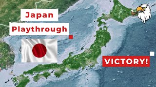 Conflict of Nations | Japan Playthough | VICTORY! | WW3 Match