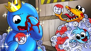 [Animation ] Delicious Blue Eyes & Orange!  | 🌈Rainbow Friends Mukbang Cartoon | Gummy Dora