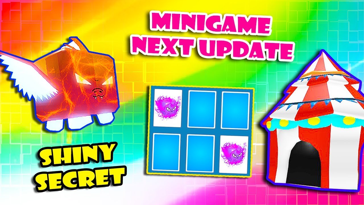 New Circus Minigame In Next Update Secret Shiny Legendary Pet Bubble Gum Simulator Roblox Youtube - hacking secret pets with admin commands in roblox bubblegum
