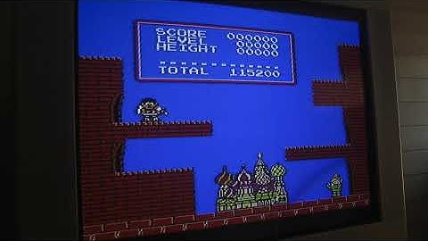 TETRIS NES PAL, 4 tetrises on 19-1