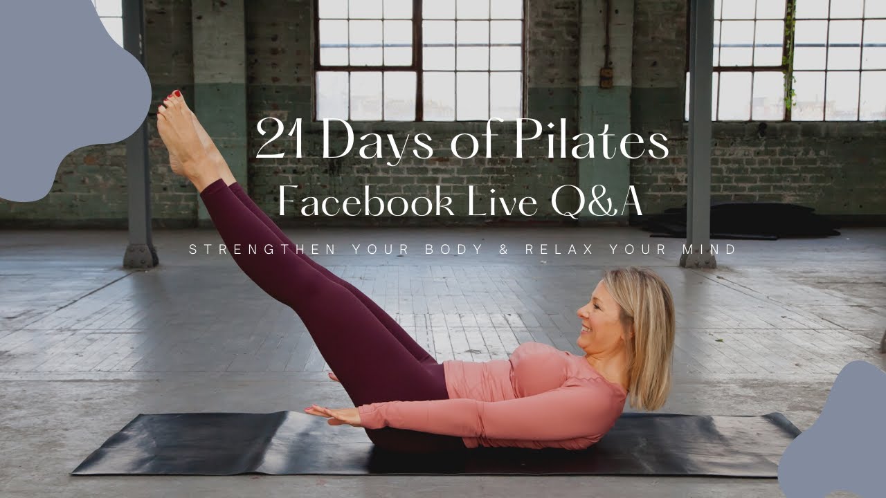 21 Days of Pilates Challenge - Live Q&A - YouTube