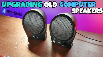 Upgrading Old Computer Speakers | Bluetooth & Amplifier Modification | #ElectroBoy#speaker