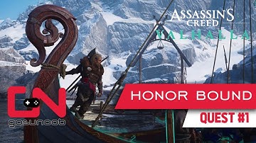 AC Valhalla Honor Bound Quest #1 - Find Your Crew & Sail Home to Fornburg
