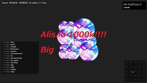 alis.io FREE MASS IN ALIS.IO HACK // SELF FEED IN ALIS.IO 1000k!!