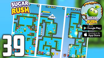 Sugar Rush (Saga) Part 39 | Gameplay Walkthrough | Levels 381-390 | (iOS & Android) | DKIceGamerz
