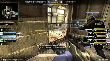 CSGO Competitive - Ace as the Bot on Cache