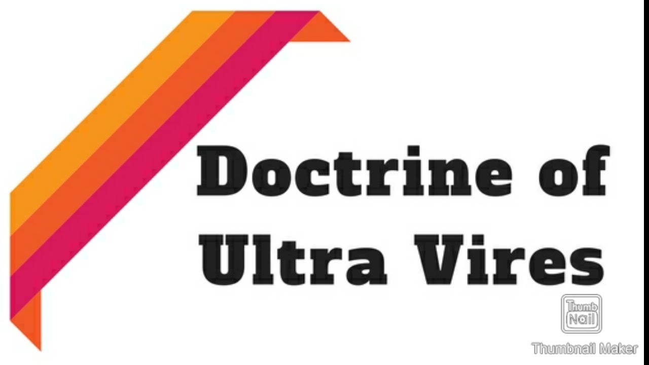 ultra vires doctrine definition