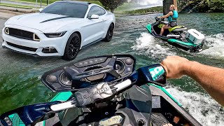 Trading my Girlfriend&#39;s Car for Jet Skis off Facebook!