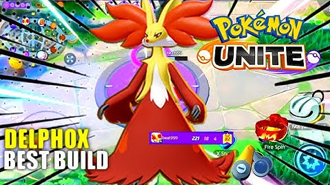 Delphox build is way too op !! pokémon unite