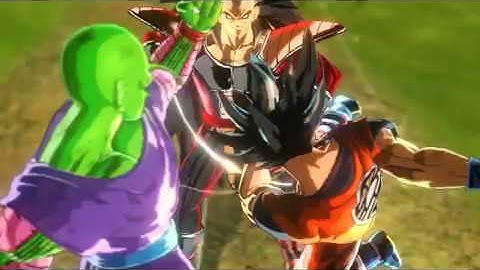 xenoverse 1 mod ultra instinct goku vs raditz ssj4 cutscene with sound