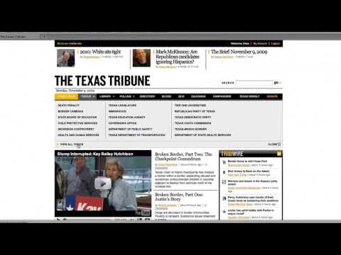 The Texas Tribune Guided Site Tour