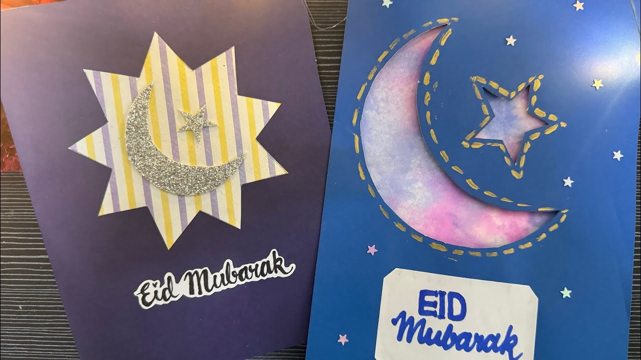 Eid Card Ideas || Handmade Greeting Cards for Eid