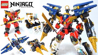 【レゴのビークルが４体合体！】LEGOニンジャゴー「ニンジャ合体ウルトラメカスーツ」【ブロック玩具】