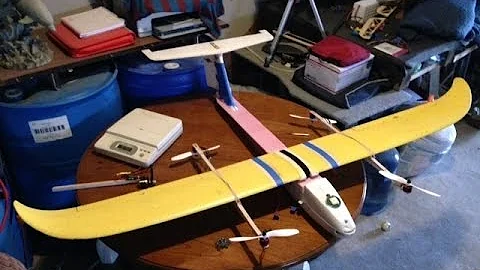 First Hover of Small Scale Rough Prototype VTOL