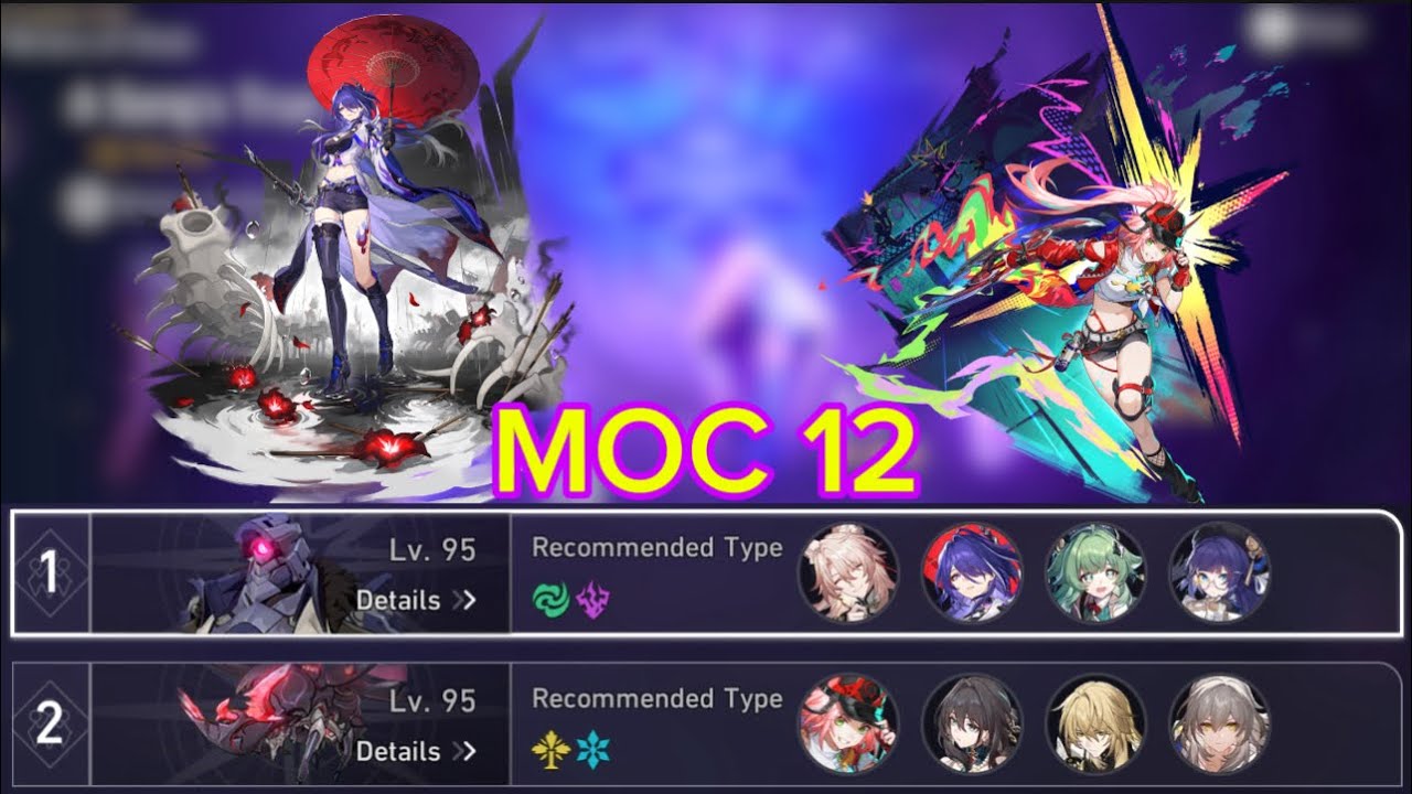 Barely clearing the new MOC with Acheron and Rappa 😭| Honkai Star Rail ...