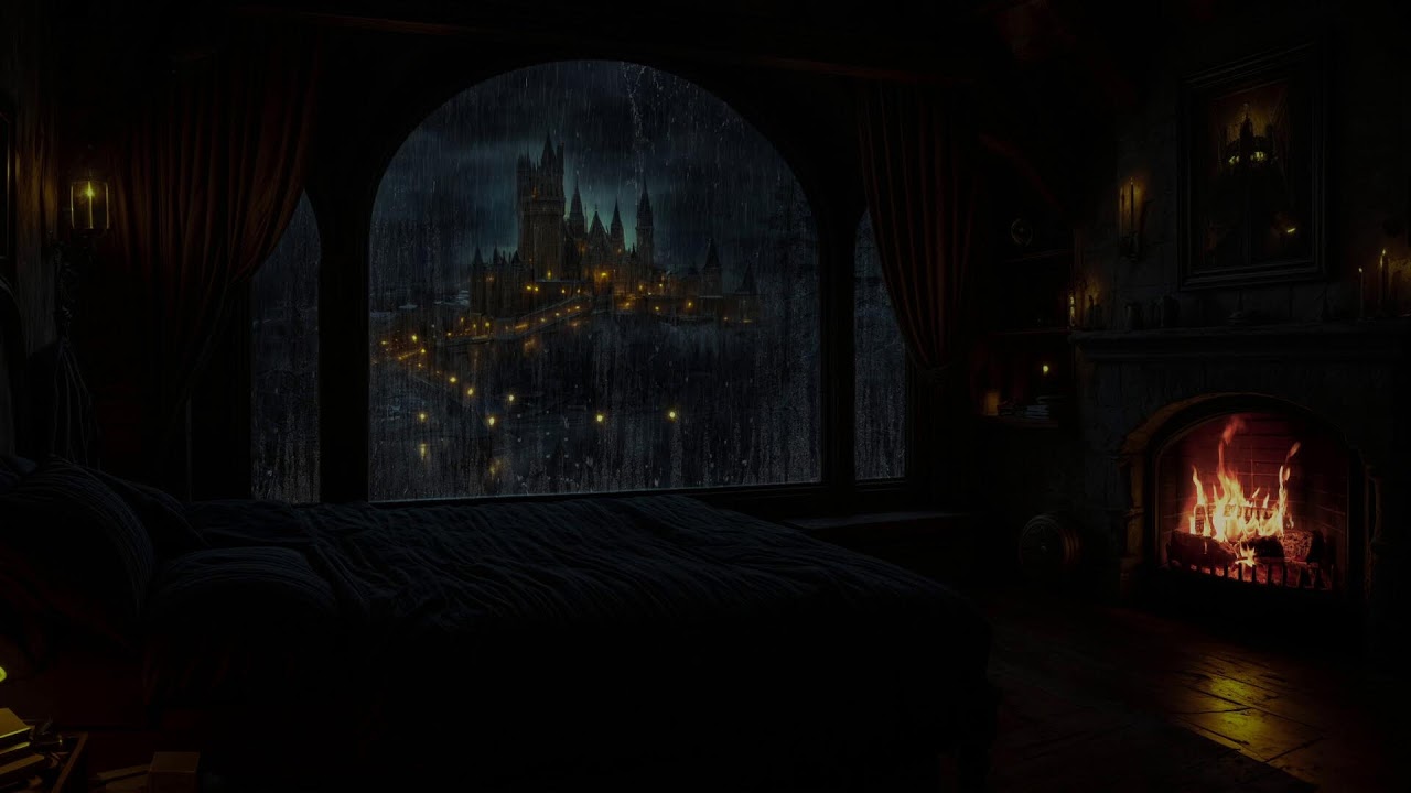 (No Ads) Sleep Induction Hypnosis | Eliminate Worry, Stress & Negative Thoughts | Rain Noise