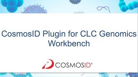 How to Use the CosmosID Plugin for the CLC Genomics Workbench