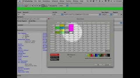 Inputting Partial Scenes into EP Scheduling