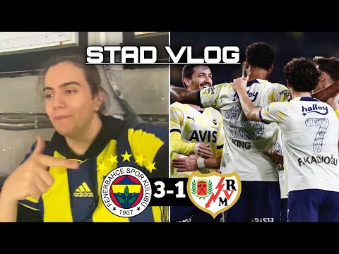 ALT TARAF MI? ÜST TARAF MI? KARAR VEREMEDİM! | Fenerbahçe 3 - 1 Rayo Vallecano STAD VLOG