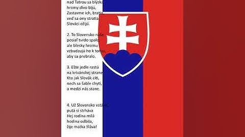 Celá Slovenská hymna, necenzurovaná, všetky 4 strofy