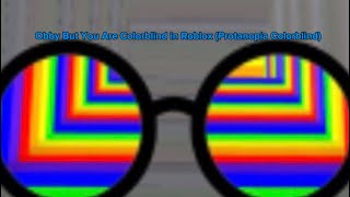 Playing The Obby But You Are Colorblind in Roblox (Protanopia Colorblind) screenshot 4