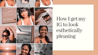 HOW I ACHIEVE AN AESTHETICALLY PLEASING INSTAGRAM FEED| SANELE_M screenshot 4