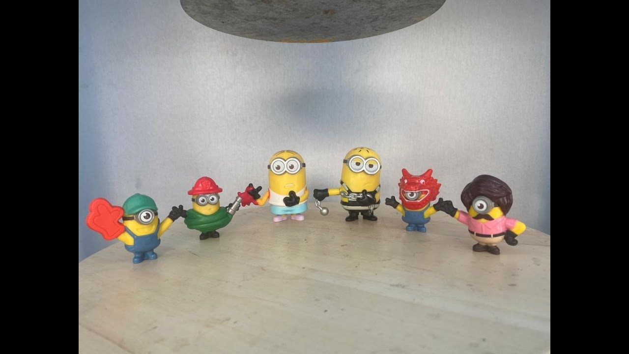 Hydraulic press Vs The Minions - YouTube