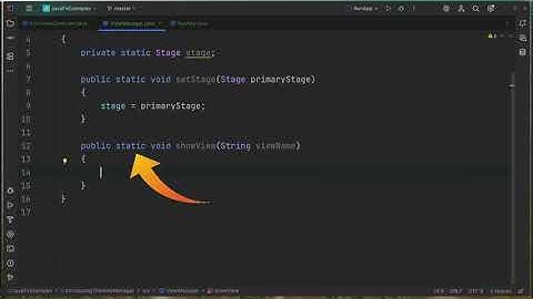 JavaFX - Introducing the View Manager