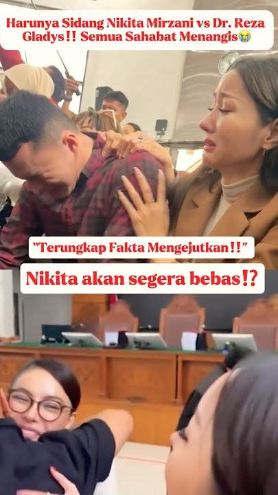 Lucinta Luna Menangis Lihat Nikita di Persidangan‼️ #nikitamirzani akan bebas⁉️ #shortvideo