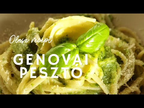 Videó: Hagyományos Olasz étel: Tészta Pesto Szósszal