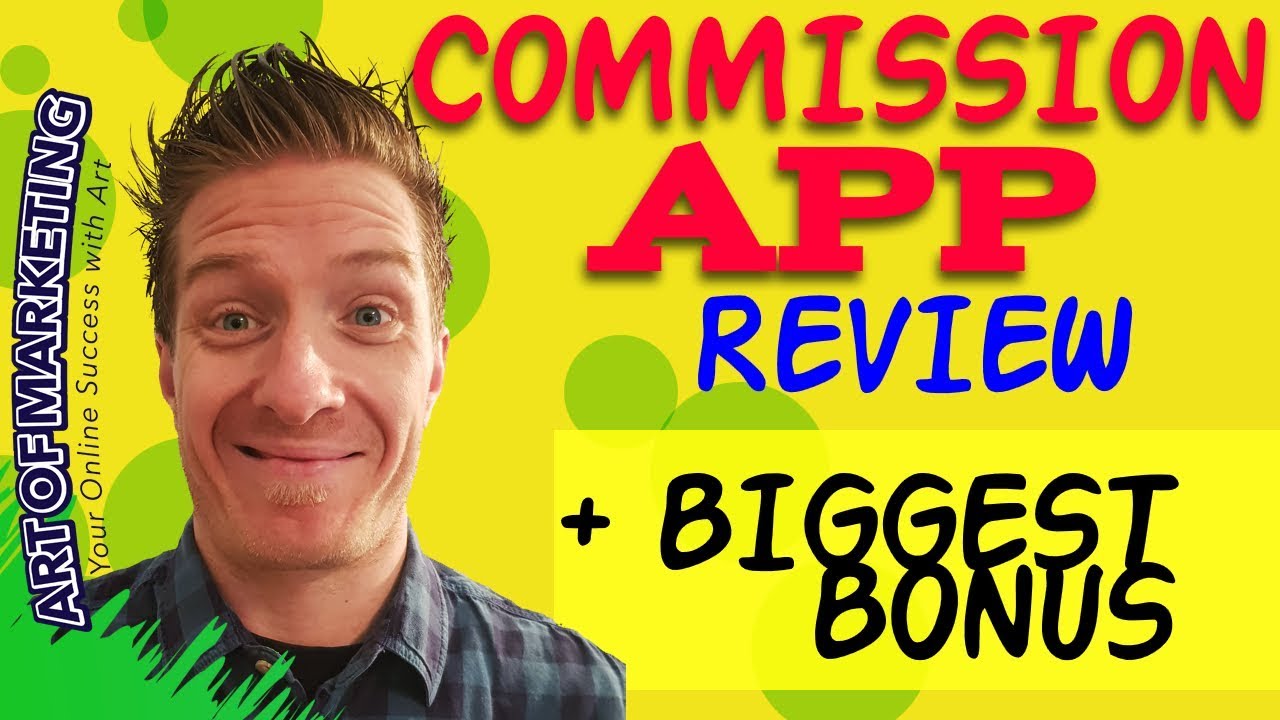 Comission Apps Commission App Review Demo BEST SOFTWARE BONUS - YouTube