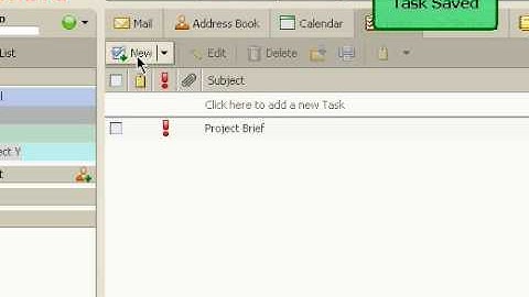 5 of 8: Zimbra - Task Lists