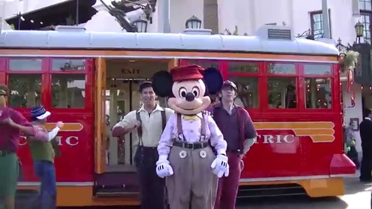 Holiday Red Car Newsboys-Disney California Adventure-Disneyland Resort