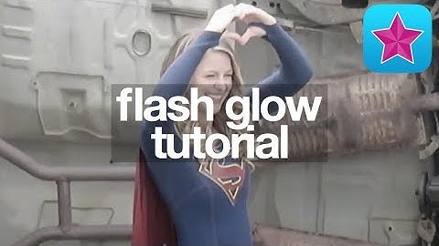 flash glow video star tutorial