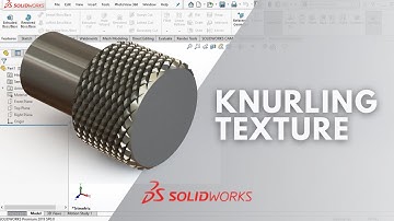 BASIC AND SIMPLE DESIGN KNURLING TEXTURE IN SOLIDWORKS