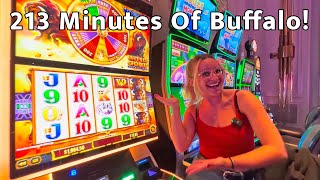 213 Minutes Of Buffalo Gold Revolution! (Las Vegas Slots Compilation) screenshot 4