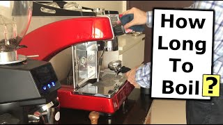 (181) Synchro 1 Group - How long to Start / Boil water before I can make coffee