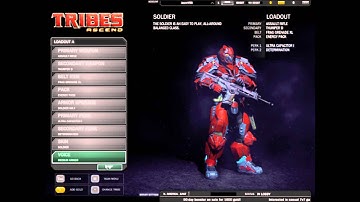 Tribes: Ascend - Menus: Classes, Tutorials, Training, Pathfinder, Loadouts, 1080 HD Gameplay PC