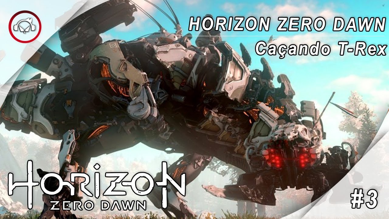 Miniatura do vídeo HORIZON ZERO DAWN -  CAÇANDO T-REX @1080p (30ᶠᵖˢ) FULL HD ✔ PT-BR