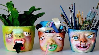 DIY Monster Bowl / Planter using air dry clay by Midnight Crafts 41,146 views 5 years ago 2 minutes, 2 seconds