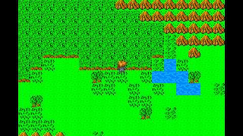 8 Bit world map test