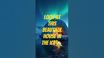 Which house do you like in the ice? #travel  #design #nature  #AI #architecture #tree #house #home